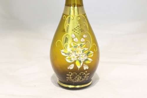 Venetian style vase - Yellow vase - A beauty!! - Low price!! - Bid Now!!!