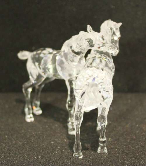 Swarovski crystal - Foals playing - Nr. 627637 (Retired) - A magnificent rare piece!!  Bid now!!