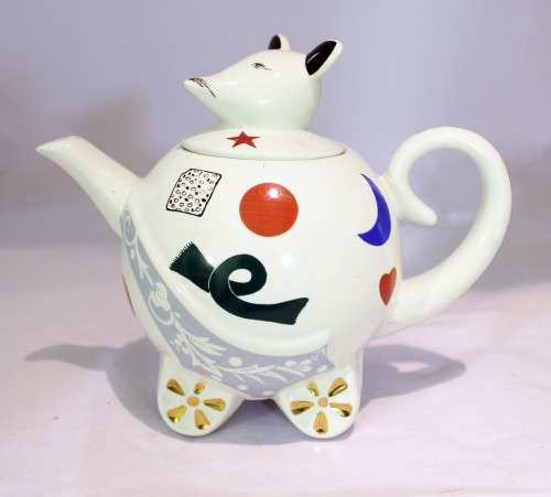 Novelty tea pot - Chini Hamid - Mouse - Beautiful! - Bid Now!!!