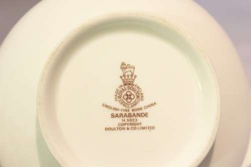 Royal Doulton - Sarabande - Sugar bowl - Beautiful! - Bid Now!!!