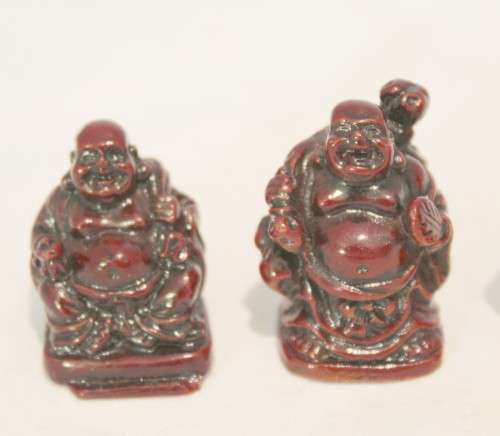 Six Budda's - Miniatures - Beautiful! - One low price for all!  Bid Now!!!