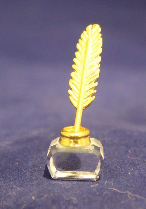 Swarovski Crystal Memories - Inkwell and quill - A magnificent little treasure!! Bid now!!