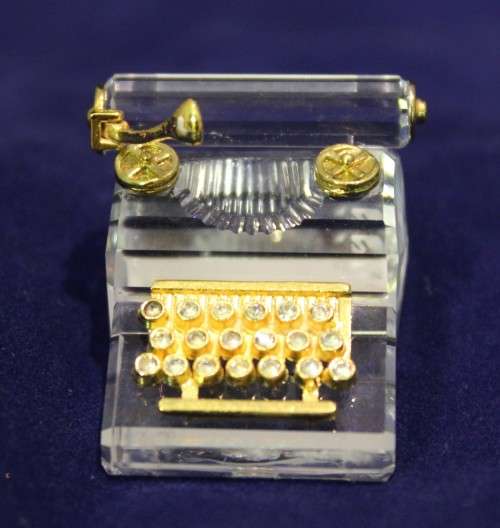 Swarovski Crystal Memories - Type writer - A magnificent little treasure!! Bid now!!