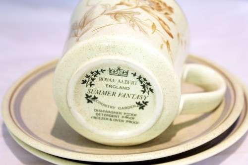 Royal Albert - Summer Fantasy - Coffee set - 12 Place - A stunner! - Bid Now!!!