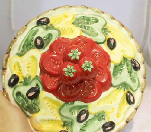 Silea - Pie dish plus cover - Beautiful! - Bid Now!!!