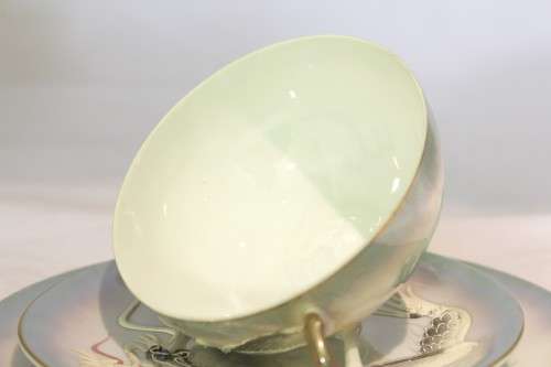 Manna china - Japan - Embossed dragon motif - Trio - Stunning! - Bid Now!!!