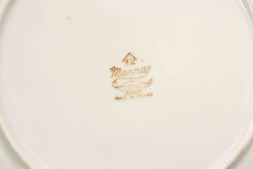 Manna china - Japan - Embossed dragon motif - Trio - Stunning! - Bid Now!!!