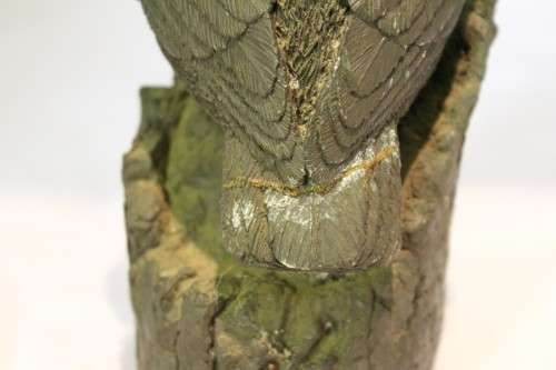 Large stone owl - Very detailed - Beautiful! - Bid now!!