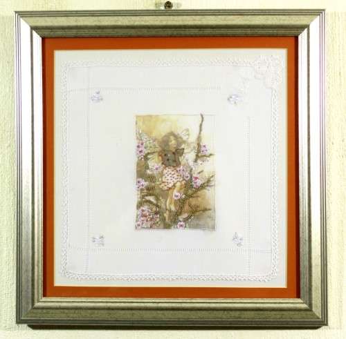 Needle work - girl with angle wings