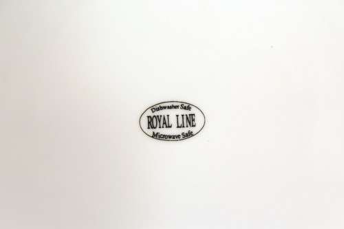 Royal Line - Blue and white - Side Plate - Beautiful and elegant! - Low price! - Bid now!!