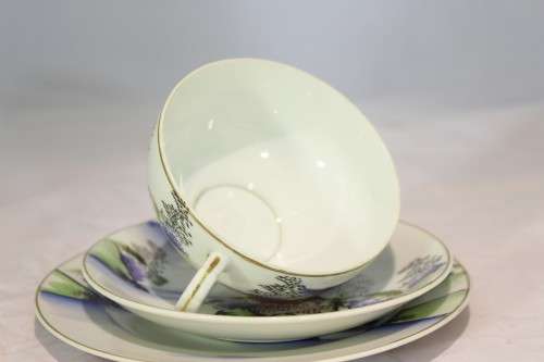 Soko china - Japan - Hand painted - Trio - Stunning!! - Low price! - Bid now!!