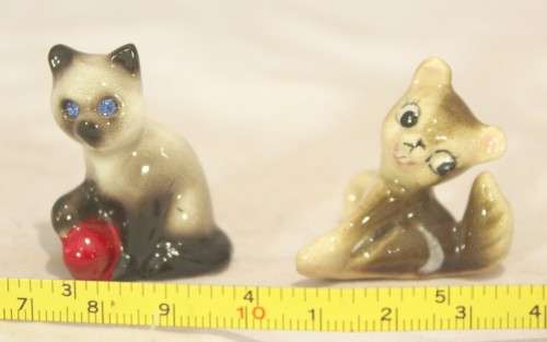 Pair of cats - One is hand made in Sussex - Giveaway price!! - Bid Now!!