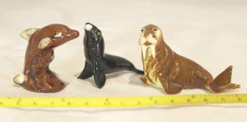 Walrus, Dolfin and Seal - Beautiful! - Giveaway price!! - Bid Now!!