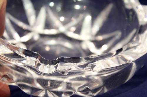 Cut glass ashtray - A beautiful piece! - Bid Now!!!