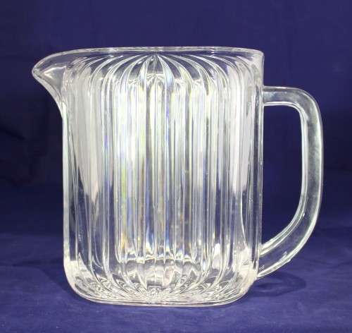 Large and very heavy cut glass pitcher - A stunning piece! - 2kg! - Bid Now!!!
