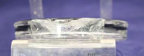 Glass paperweight with large black dots - Lovely! - Bid Now!!!