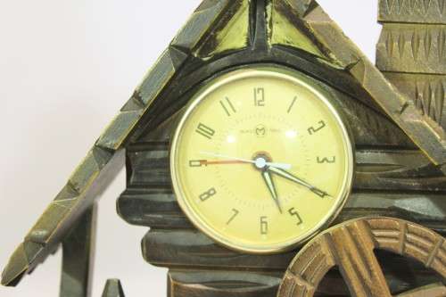 Heiko / Tokei clock in a Swiss themed house - Beautiful! - Bid Now!!!