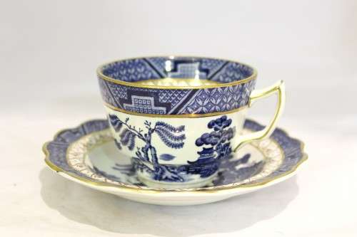 Booths - Real old willow - Blue and white duo - Beautiful! - Bid Now!!!