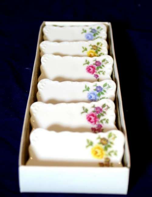 Elweco porcelain name plates - Beautiful!! - Giveaway price!! - Bid Now!!!