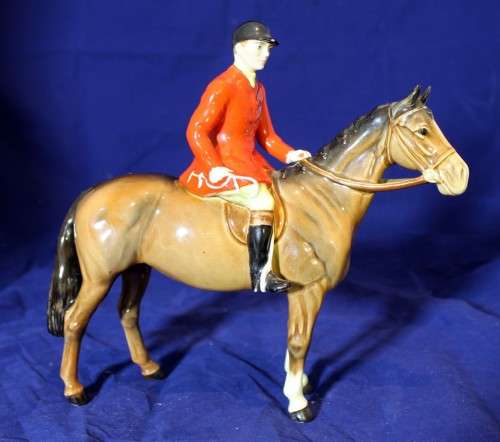 Beswick - Jockey on racehorse - Stunning! - Rare piece - Bid Now!!