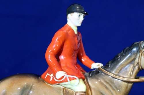 Beswick - Jockey on racehorse - Stunning! - Rare piece - Bid Now!!