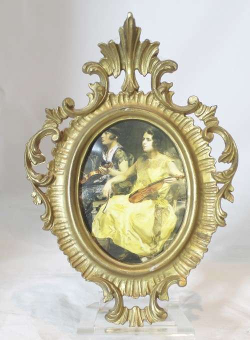 Victorian violin players - Print - Beautiful!! - Bid Now!!!