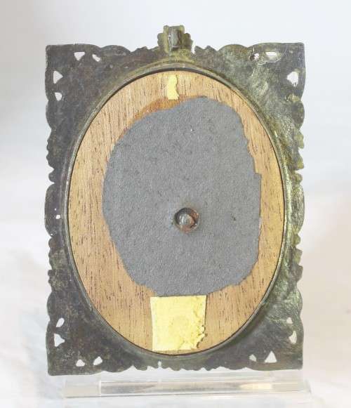 Victorian ladies on a picnic - Print on silk with metal frame - Beautiful!! - Bid Now!!!