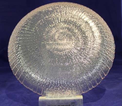 Large glass pink dinner plate - A beauty!! - Bid Now!!!