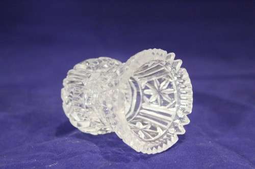 Cut glass toothpick holder - A beauty!! - Bid Now!!!