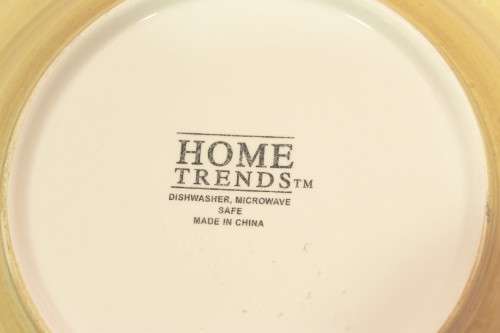 Home Trends - Soup plate - Pear and grapes - Beautiful!! - Low price! - Bid now!!