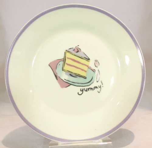 teatime - Yummy - Cake plate - Beautiful!! - Low price! - Bid now!!