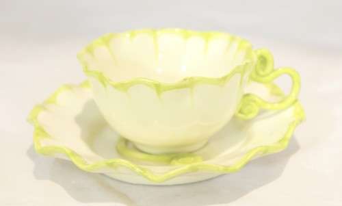 Hand made duo - Lime green - Beautiful!! - Low price! - Bid now!!