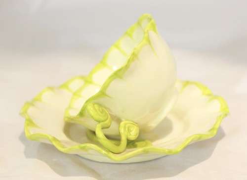 Hand made duo - Lime green - Beautiful!! - Low price! - Bid now!!