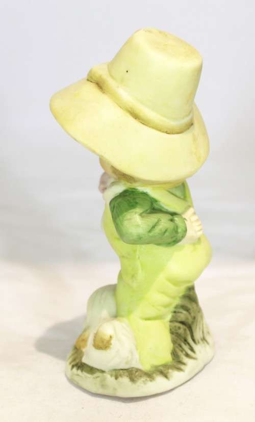 Boy with a dog and a duck