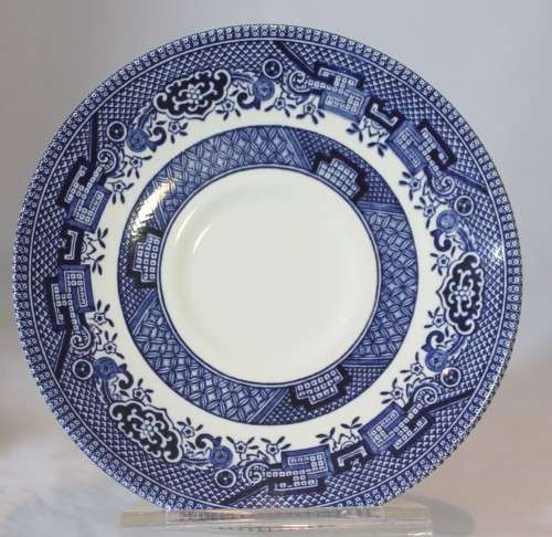 Churchill - Blue Willow - Trio - Blue and white - Stunning! - Bid Now!!!