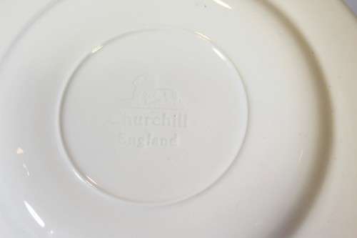 Churchill - Blue Willow - Trio - Blue and white - Stunning! - Bid Now!!!