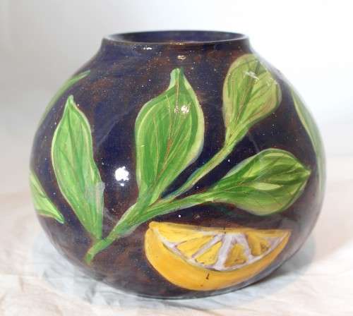 Strandloper pot - Fruit and leaves - Beautiful!! - Low price!! Bid now!!