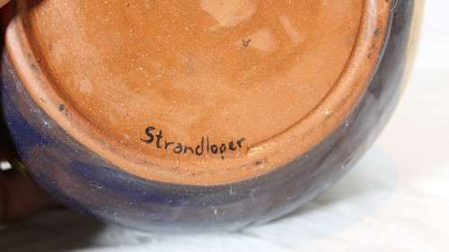 Strandloper pot - Fruit and leaves - Beautiful!! - Low price!! Bid now!!