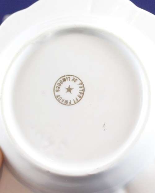 Limoges - Ashtray - Victorian suitor - Beautiful!! - Low price!! Bid now!!