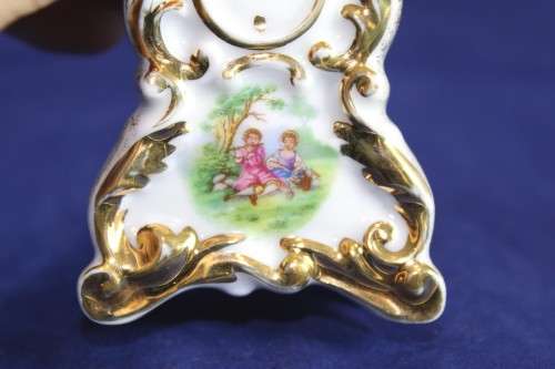 Limoges - Miniature mantle clock - Stunning piece!! - Low price!! - Bid now!!