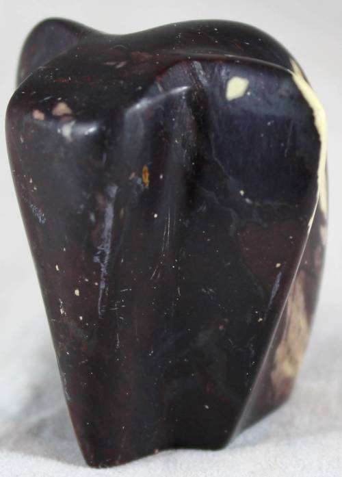 Abstract elephant - Semi-precious stone - Black - Beautiful!! - Low price, bid now!