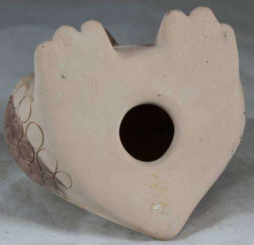 Sleepy owl toothpick holder