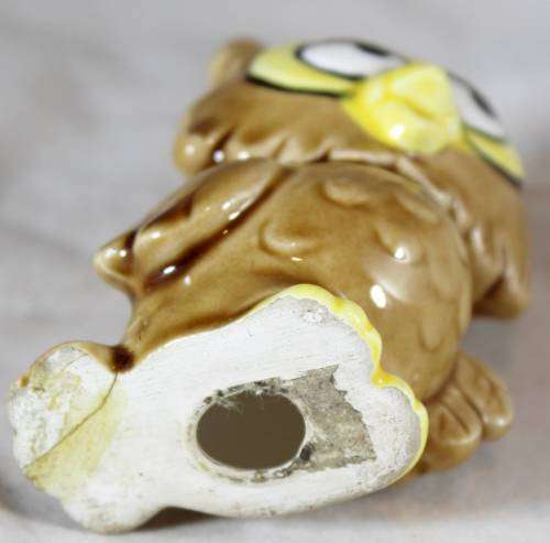 Sassy Little Brown and Yellow Owl - Adorable!! - Bid Now!