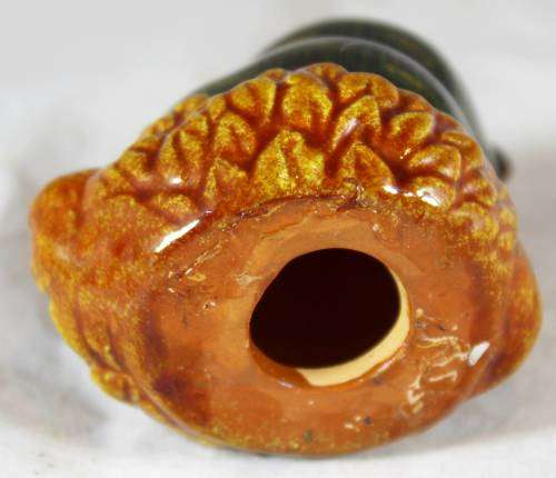 Green and Brown Owl - Beautiful!! - Bid Now!