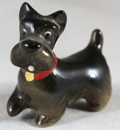 Scottish Terrier with Red Collar - Absolutely Adorable!! - Bid Now!