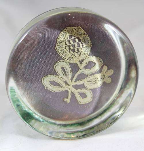 Honiton Lace - Paperweight - Absolutely Stunning!! - Bid Now!