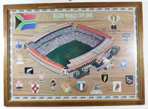 Rugby World Cup - 1995 - Ellis Park - Beautiful!! - Bid Now!!!
