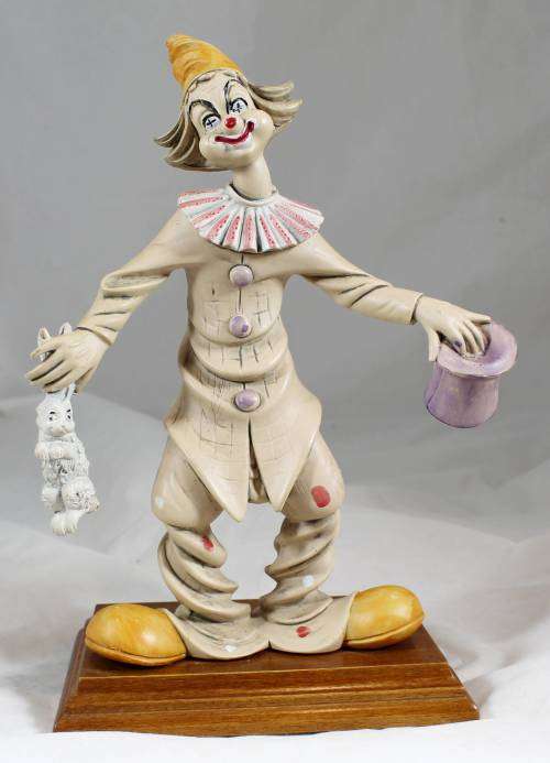 Clown Pulling a Rabbit out of a Hat - Italy - Beautiful!! - Bid Now!