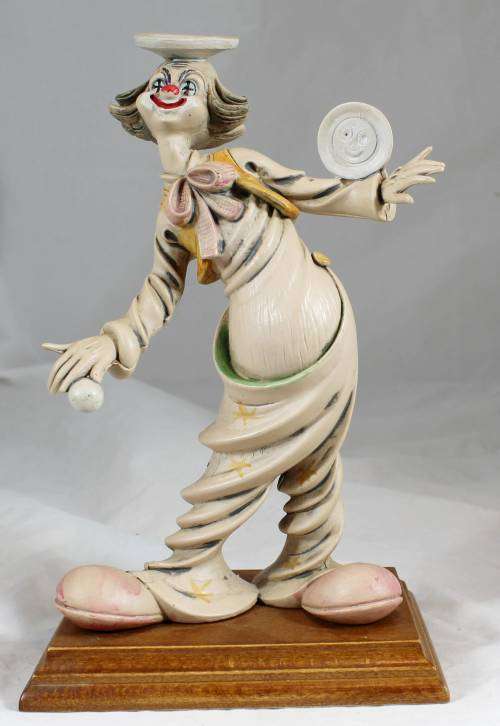 Clown Balancing Plates - Italy - Beautiful!! - Bid Now!