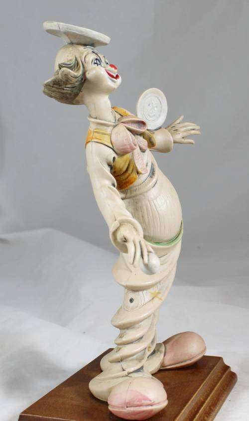 Clown Balancing Plates - Italy - Beautiful!! - Bid Now!